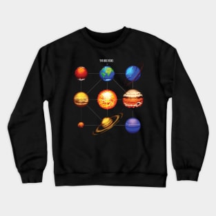 Solar system planets Crewneck Sweatshirt
